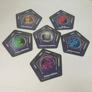 Betrayal at House on the Hill - Replacement Character Cards / Tokens - All 6 - Picture 1 of 11
