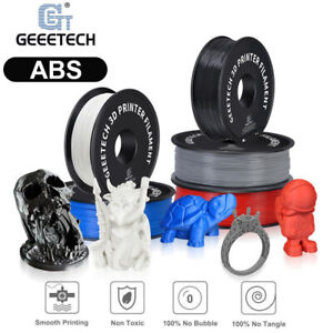 Geeetech ABS 3D Printer Filament 1.75mm 1KG/2.2lbs Spool Multiolor Consumables