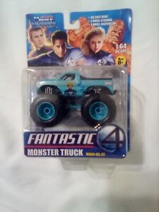 Action Muscle Machines Marvel Fantastic Four 4 Sue Storm Monster Truck Jam MOSC