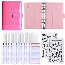 Pu Leather Envelope Challenge Notebook  Office Stationery Supplies