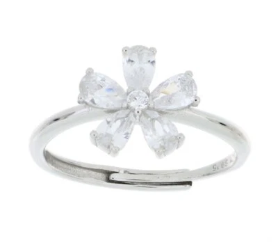 Urania Preziosi Anello Princessa SIVIGLIA in argento pietre preziose e brillanti - Immagine 1 di 4