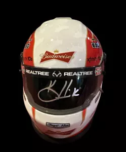 Kevin Harvick Signed Budweiser 4EVER NASCAR 1:2 Scale Mini Helmet (PA) - Picture 1 of 5