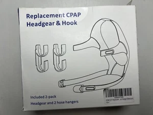 Replacement Medium CPAP Headgear F20 and Hose Hanger 2 Pack AirFit, AirTouch NIB - Picture 1 of 4