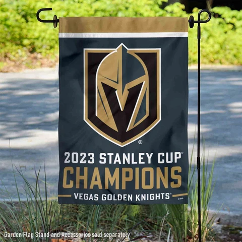 Vegas Golden Knights Stanley Cup 2023 Champions Double Sided Garden Flag Cover