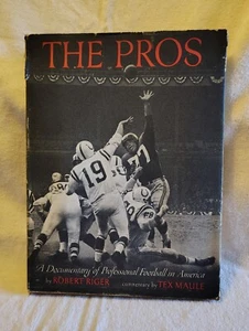THE PROS A Documentary Of Professional Football (1960) Robert Riger 1st Print - Picture 1 of 16