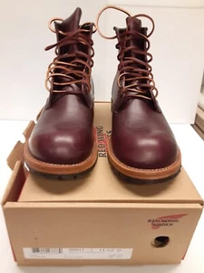 Red Wing Beckman 9011 Black Cherry Featherstone boots RARE leather rawhide laces - Picture 1 of 17