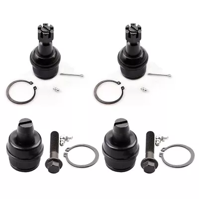 4pcs Upper Lower Ball Joint Set For Ford E-150 E-350 Econoline E-450 Super Duty Foto 1 de 4