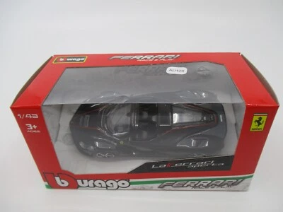 AU129 BURAGO 1/43 1:43 FERRARI "LA FERRARI APERTA" REF 18-36100 NOIR - Photo 1/4