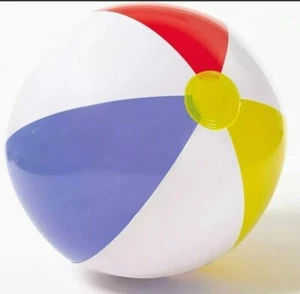 Intex Inflatable Ball Beach 20" Pool Toy Water Games Beach Ball Volleyball - Picture 1 of 3