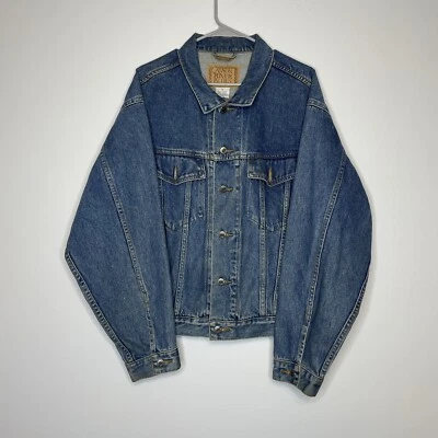 Chaqueta vaquera vintage Canyon River Blues para hombre talla mediana Tampa Bay Buccaneers NFL Foto 1 de 4