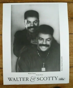 Walter & Scotty- Vintage Band Press Photo Glossy B&W 8x10 - Picture 1 of 1