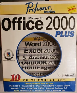 Microsoft Office 2000 Plus Professor Teaches BRAND NEW FACTORY SEALED - Picture 1 of 3