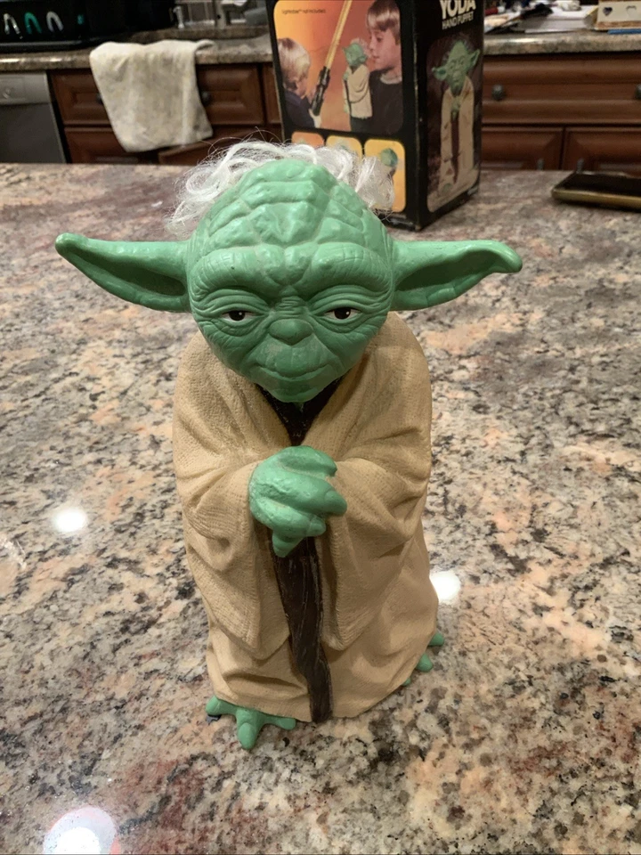 DE COLECCIÓN 1981 KENNER STAR WARS YODA 8" GOMA LÁTEX TÍTERE MANO PELÍCULAS LUCAS Foto 1 de 4