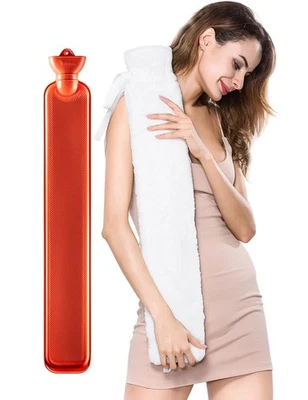 Peterpan Botella de Agua Caliente Larga con Cubierta, Bolsa de Agua Caliente para Aliviar el Dolor, Hol... Foto 1 de 4