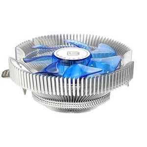 Refroidisseur CPU LED Bleu Puissant avec Dissipateur Thermique en Aluminium pour - Photo 1/24