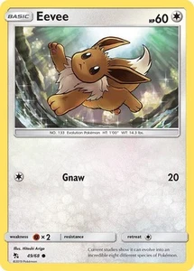 Pokemon Eevee (49) Hidden Fates 49/68 Lightly Played - Picture 1 of 1