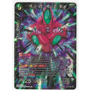 Dragon Ball Super Bandai Hatcchyack Fueled By Hatred BT8-090 SR Sleeved EUC CCG - Picture 1 of 2