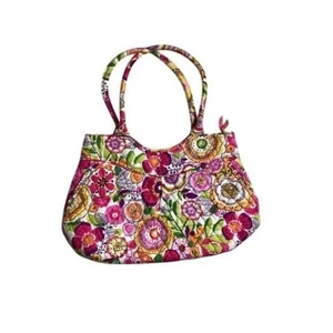 Vera Bradley Schultertasche Plissee - Clementine Muster - leicht gebraucht - Bild 1 von 8