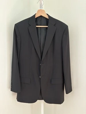 Jil Sander black light virgin wool blazer jacket Made in Italy EU46 US36 damaged - Image 1 of 4