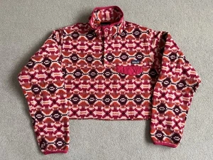 Patagonia Synchilla T Snap Aztec Pullover Damen Fleecejacke Large - Cropped - Bild 1 von 13