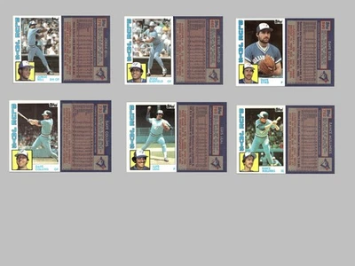 Toronto Blue Jays 1984 Topps Complete Team Set of 28 Cards MLB 8418 - Image 1 of 4