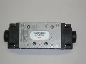 VALVOLE UNIVER AC-7120 VALV.PNEUMATICA 1/8" 5/2 BISTABILE - MIXED THREADED VALVE - Picture 1 of 6