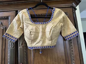 blouse For Saree New Size 34” Chest Can Open It Till 38” - Picture 1 of 4