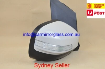 NUEVO ESPEJO RETROVISOR PUERTA HONDA CITY 2009-2014 LADO DERECHO CONDUCTOR (IMPRIMADO, INTERMITENTE) Foto 1 de 4