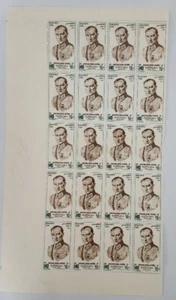 Egypt 1981 Kemal Ataturk 20 Stamp Sheet - Picture 1 of 1