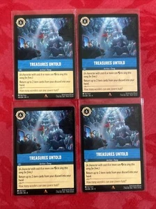 4x Disney Lorcana - Ursula’s Return - Treasures Untold - 165/204 x4 - Picture 1 of 7