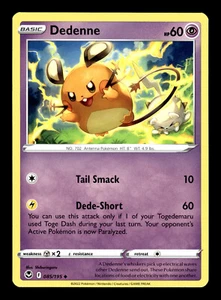 Pokemon TCG: Sword & Shield - Silver Tempest - Dedenne 085/195 - Picture 1 of 2