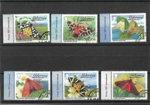 ALDERNEY 2012 ALDERNEY TIGER MOTHS  FINE USED SET - Bild 1 von 1