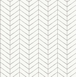 Chesapeake by Brewster 3118-25097 Birch & Sparrow Bison Taupe Herringbone - Picture 1 of 2