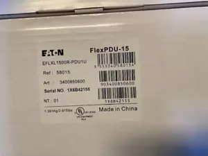 Eaton EFLXL1500R-PDU1U Power Distribution Rack 110-125v AC 12A, 12 5-15R Sockets - Picture 1 of 1