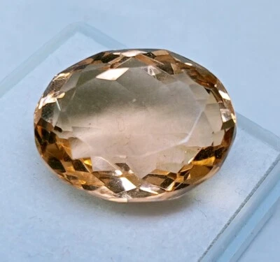 Morganite Oval Cut  Peach Color Brazil 12-14 Ct Loose Gemstone Jewelry Making - Image 1 of 4