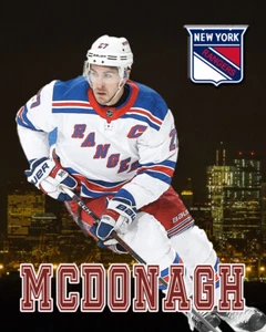 New York Rangers Lithographie Druck von Ryan McDonagh - Bild 1 von 1