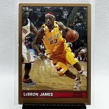 2005-06 Topps Bazooka Gold Lebron James LeBron James #50 READ