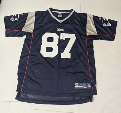 Camiseta Reebok OnField Rob Gronkowski England Patriots NFL Juvenil Talla XL 18-20 NUEVA SIN ETIQUETAS Foto 1 de 4