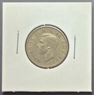 1950 Great Britain One Shilling Coin King George VI – UK British Collectible - Image 1 of 4