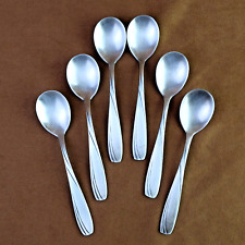 Vintage Soviet Set of 6 Tea Spoons Silver Plated Vintage Spoons Zid Vintage