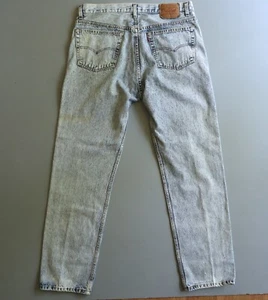 Jeans vintage Levis 501 XX lavado ácido claro etiqueta 38X34 medida 36 X 34 EE. UU. - Imagen 1 de 8