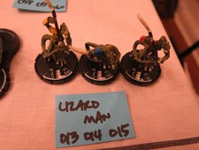 MAGE KNIGHT DUNGEONS 013 014 015 LIZARD MAN SET / LOT OF 3 1w 3y