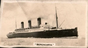 Tarjeta de cigarrillo WD & HO Wills envío y envío # 11 Berengaria - Imagen 1 de 2