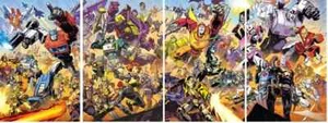 (2024) ENERGON 4 CONNECTING COLOR VARIANT COVER SET DESTRO TRANSFORMERS SCARLETT - Picture 1 of 1