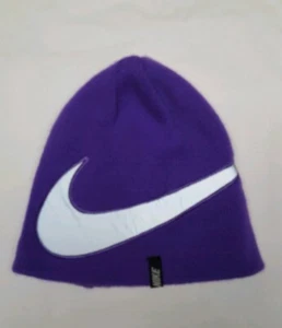Nike Purple Beanie Ski Hat  Youth Unisex 4-6X  - Picture 1 of 7