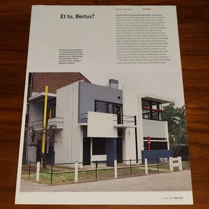 ARTÍCULO IMPRESO REVISTA DWELL BERTUS MULDER 1924 CASA RIETVELD SCHRODER RENOVACIÓN - Imagen 1 de 5