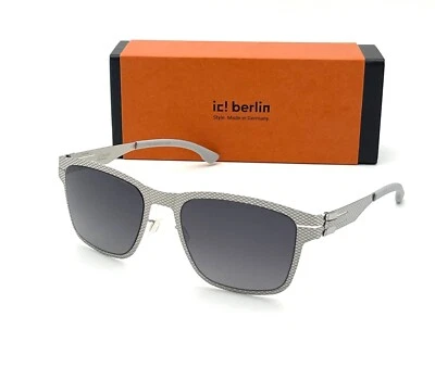 IC BERLIN  HASENHEIDE Grid Chrome / Light Gray  56mm Sunglasses - Image 1 of 4