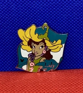 Fairy Lily Cast Lanyard Series IV Fairies Collection Pin 7 of 7 2006 DLR - Picture 1 of 6