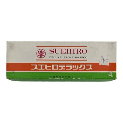 Suehiro Deluxe Vintage Auténtica Piedra de Afilar Japonesa No. 1500 Caja Abierta Nueva Foto 1 de 4
