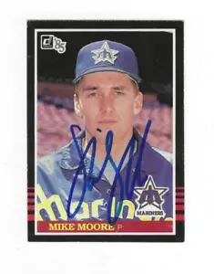 Autographed Signed MIKE MOORE Seattle Mariners 1985 Donruss Card #440 w/COA - Picture 1 of 1